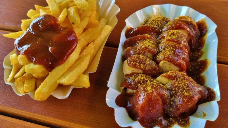 Currywurst and Chips