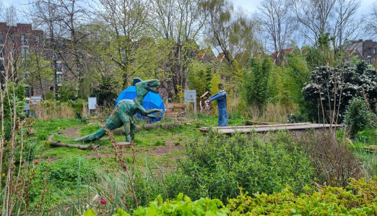The Mahatma Gandhi Plantsoen in Amsterdam